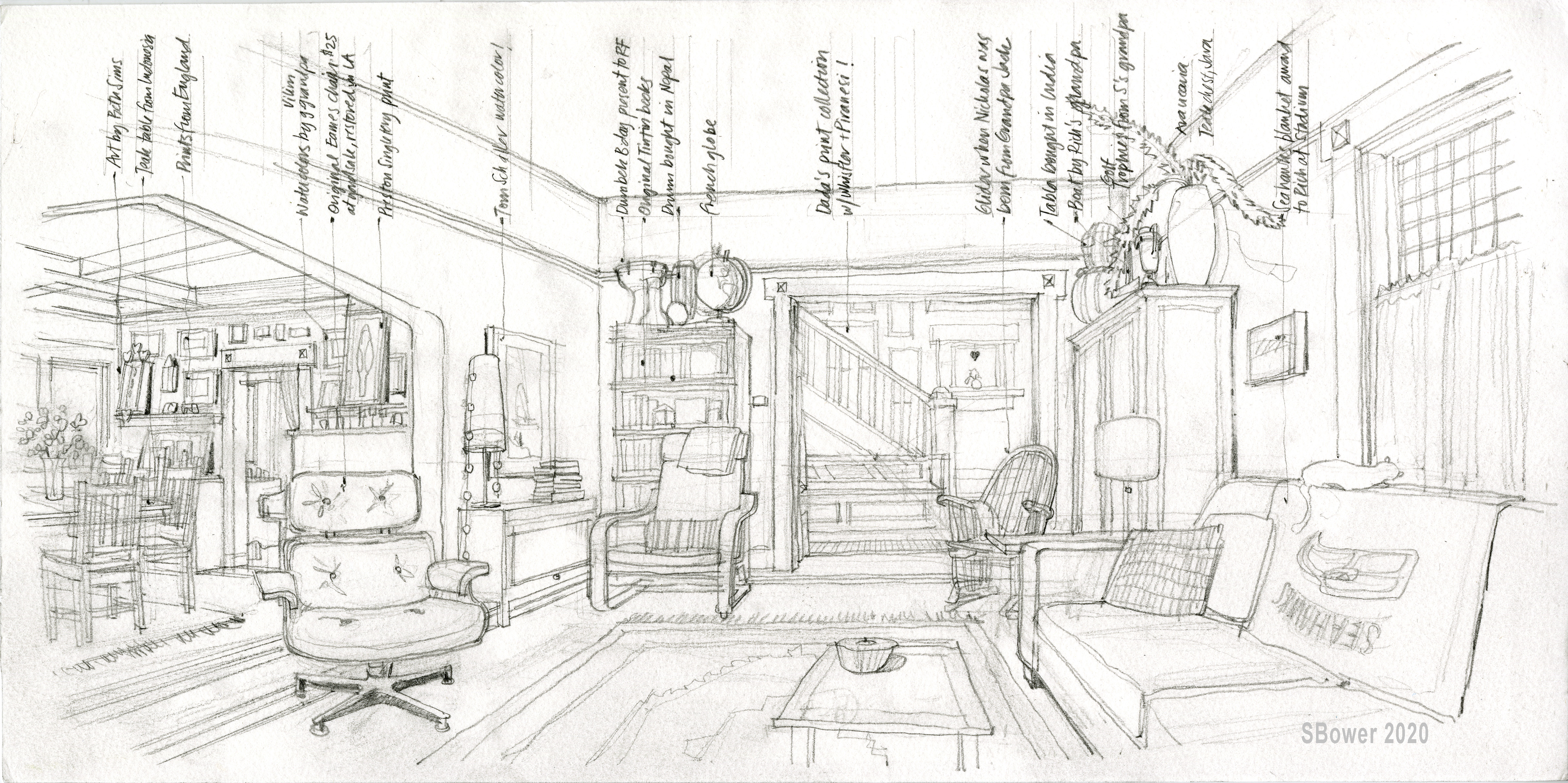 Working in Layers, Quarantine Day #35 – Drawing Perspectives Working in Layers, Quarantine Day #35 – Drawing Perspectives